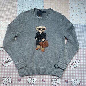 Ralph Lauren Bear-Motif Knitted Sweater